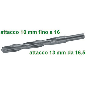 8649G - DRILLS FOR METALS, RIGHT-HAND ROTATION, WITH REDUCED SHANK - Prod. SCU